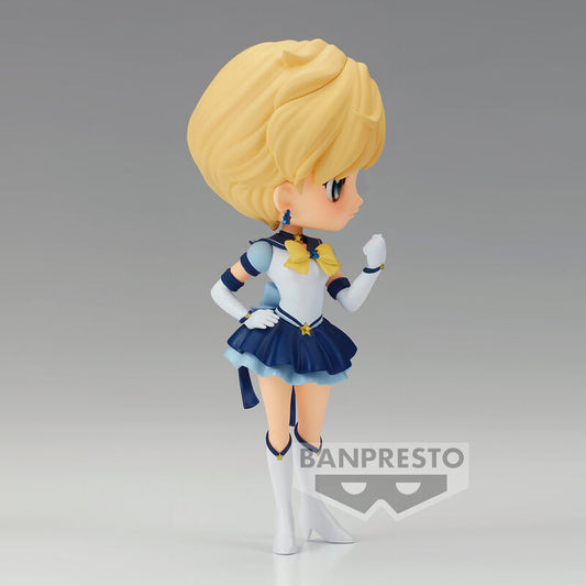 Figura Q Posket de Eternal Sailor Uranus ver. B con uniforme de marinera azul - 3