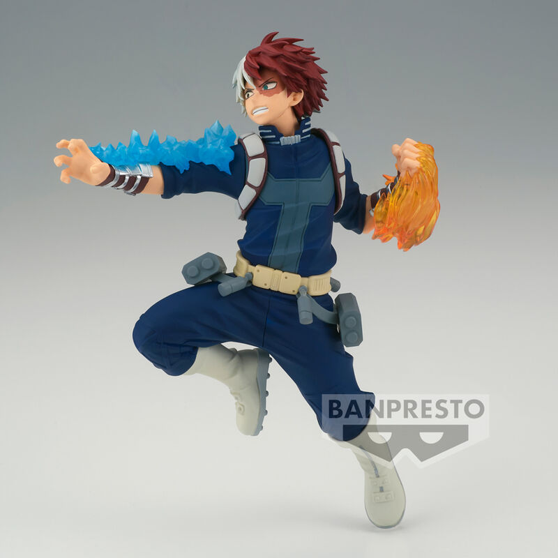 Figura de Shoto Todoroki con efectos de hielo y fuego - 3