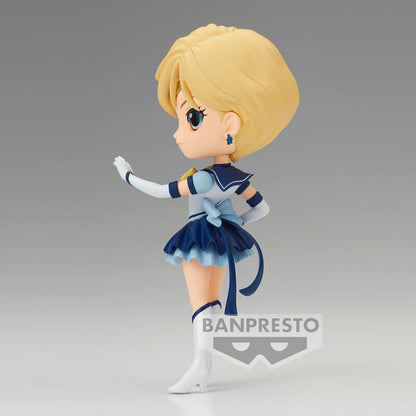 Figura Q Posket Eternal Sailor Uranus con uniforme blanco y azul - 4