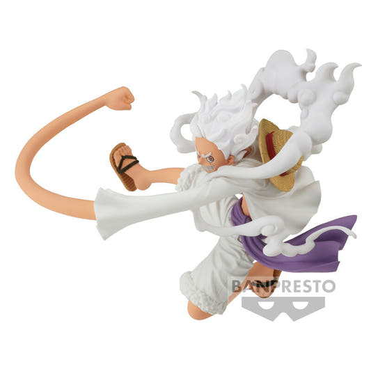 Figura de Monkey D. Luffy de One Piece en pose de acción
