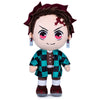 Peluche de Tanjiro Kamado de Demon Slayer con haori de cuadros