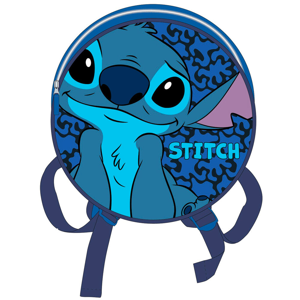 Mochila redonda azul de Stitch Disney