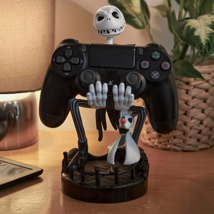 Soporte Cable Guy de Jack Skellington con Zero - 8