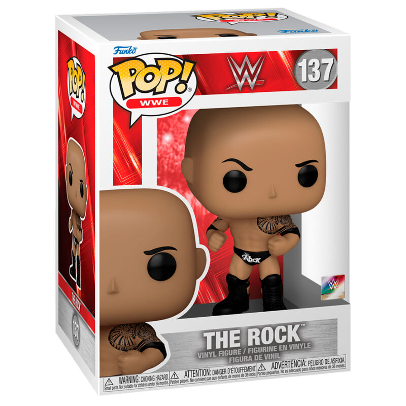 Figura Funko POP! de The Rock con atuendo de WWE - 2