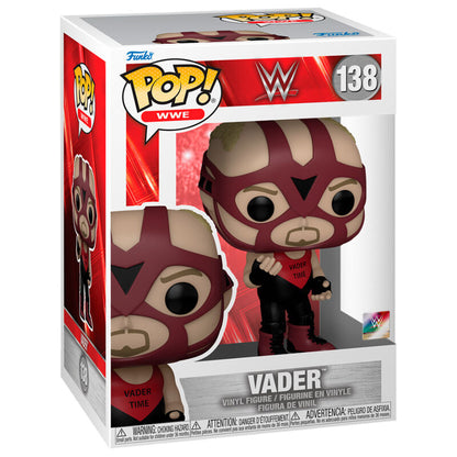 Figura Funko POP WWE Vader con máscara roja y traje rojo y negro - 2