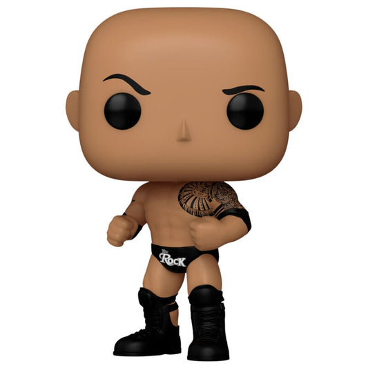 Figura Funko POP! de The Rock con atuendo de WWE