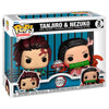Blíster Funko Pop! con las figuras de Tanjiro y Nezuko de Demon Slayer