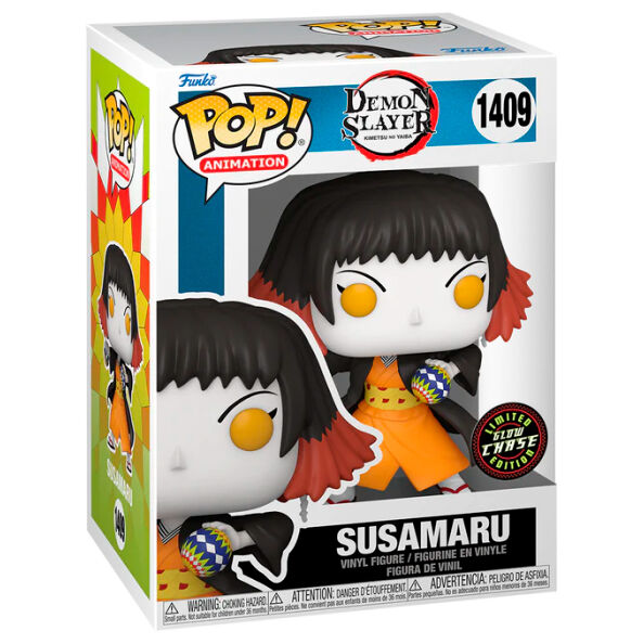 Figura Funko POP! Chase de Susamaru de Demon Slayer en caja