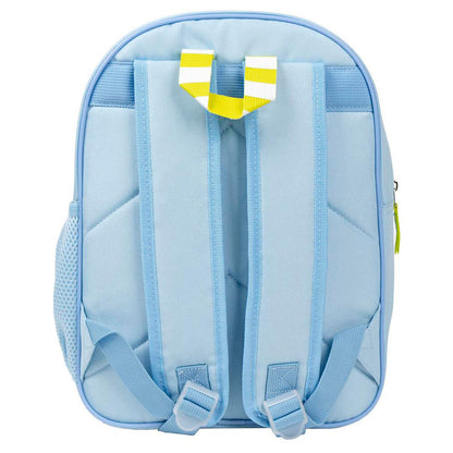 Mochila Bluey azul claro con bolsillo frontal amarillo - 2