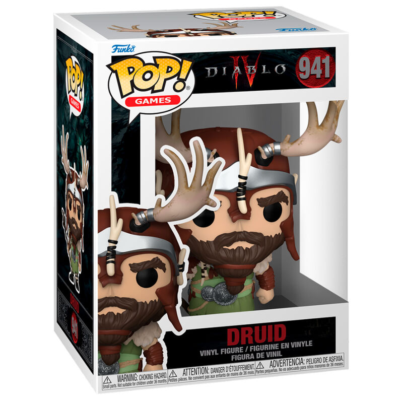 Figura Funko POP! Diablo IV Druid con astas y bastón - 2
