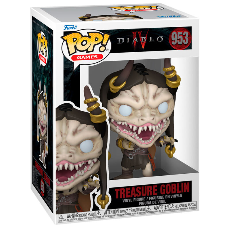 Figura Funko POP! Games Treasure Goblin de Diablo IV nº 953 en caja