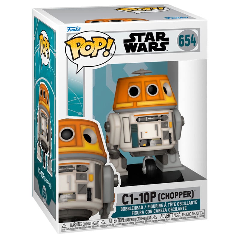 Figura Funko POP! Star Wars C1-10P Chopper en caja