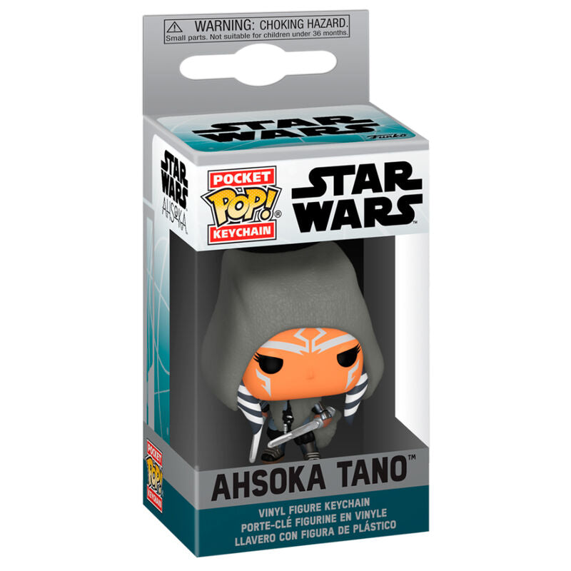 Llavero Pocket Pop de Ahsoka Tano de Star Wars en caja FUNKO