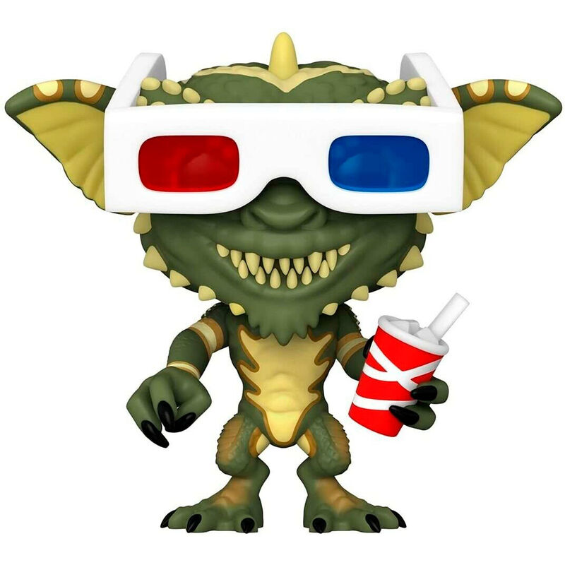 Figura Funko POP! Gremlin de Gremlins con gafas 3D y vaso a rayas - 2