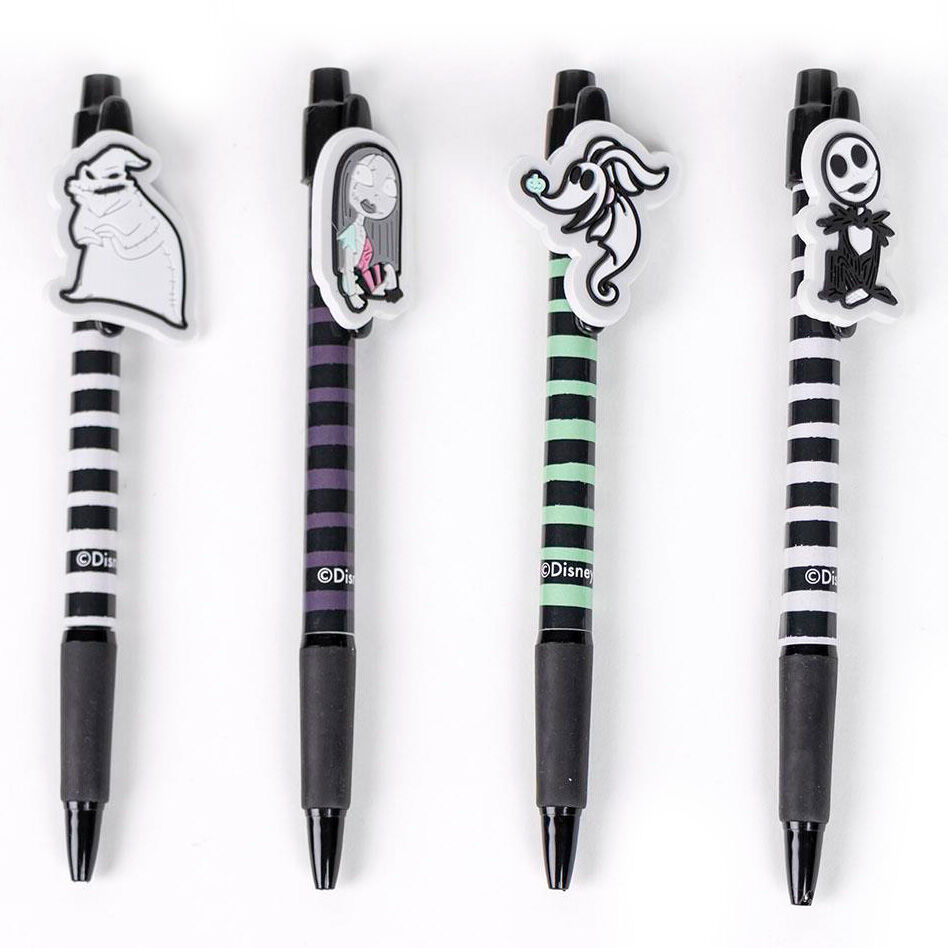 Pack de 4 bolígrafos Disney de Pesadilla Antes de Navidad - 3