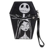 Cartera negra de Pesadilla Antes de Navidad con Jack y Sally