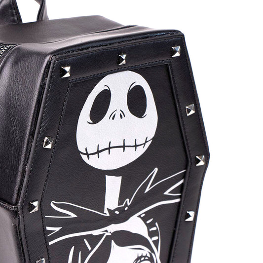 Mochila negra de Pesadilla Antes de Navidad con Jack Skellington y Sally - 2