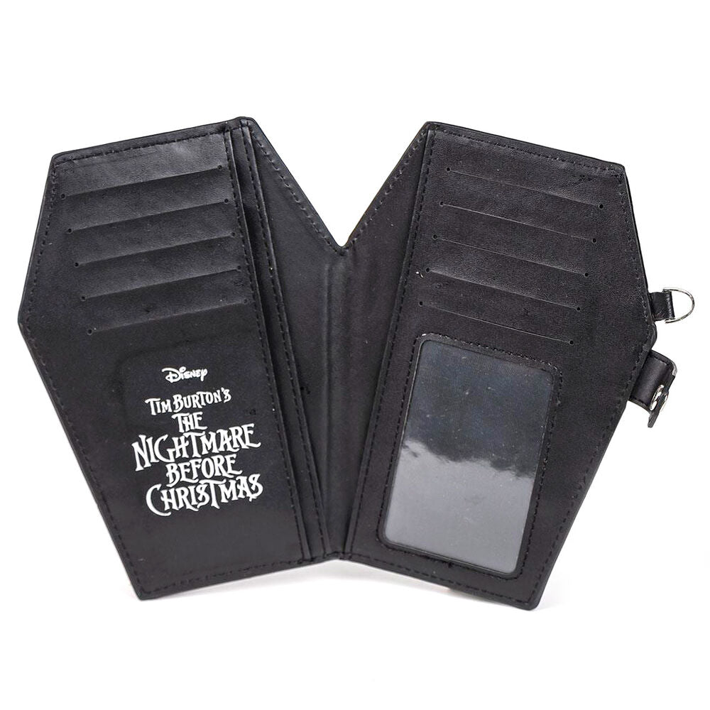 Cartera negra de Pesadilla Antes de Navidad con Jack y Sally - 3