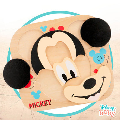 Puzzle de madera de Mickey Disney WOOMAX - 2