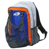 Mochila Nerf Hasbro de 38 cm en gris, azul y naranja