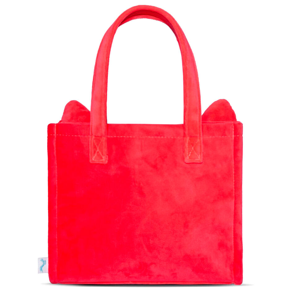 Bolso tote rojo de peluche Fifi Squishmallows con cara de zorro - 2