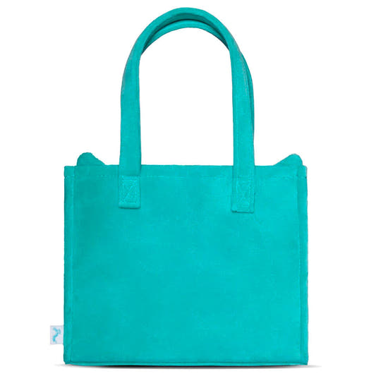 Bolso tote turquesa de peluche con diseño bordado de Winston de Squishmallows - 2