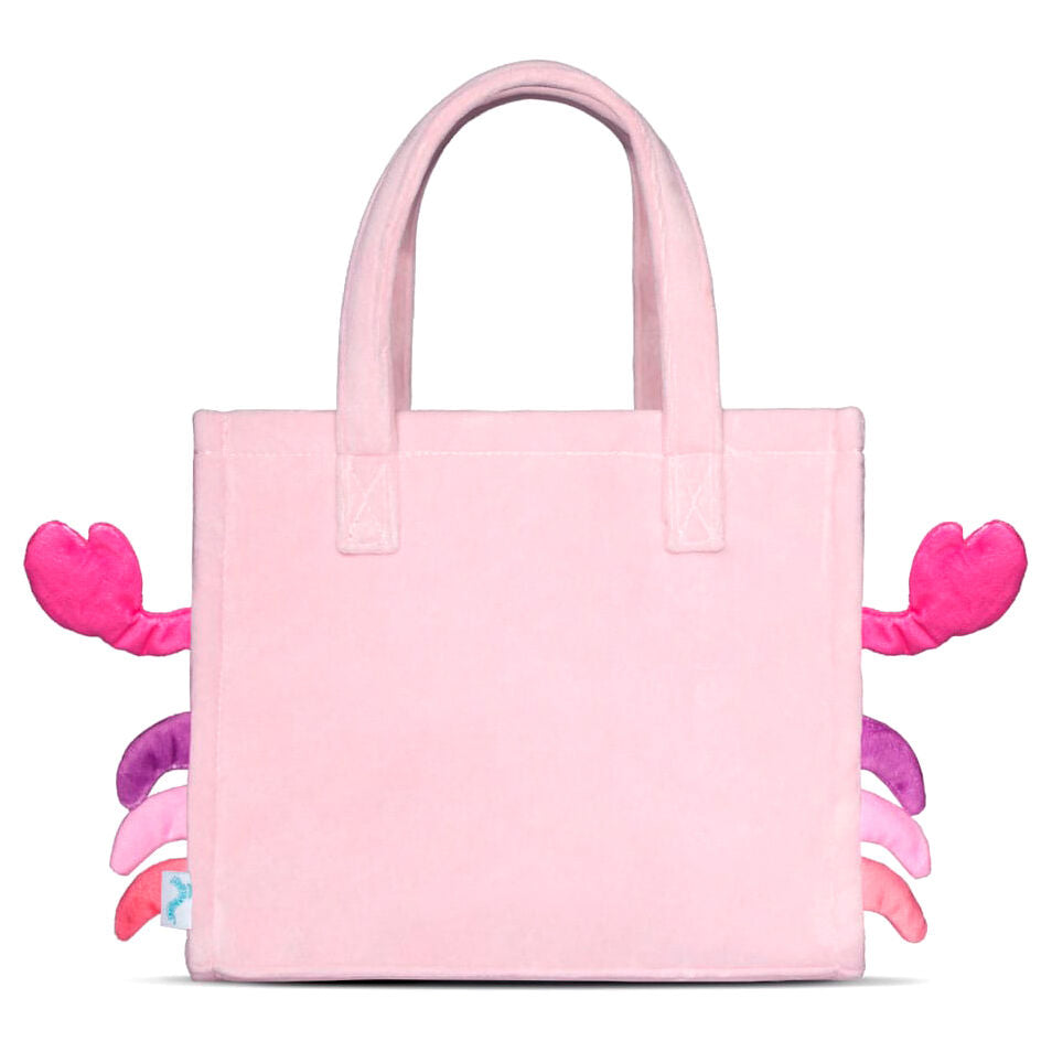 Bolso tote rosa de peluche Cailey Squishmallows con rostro bordado - 2