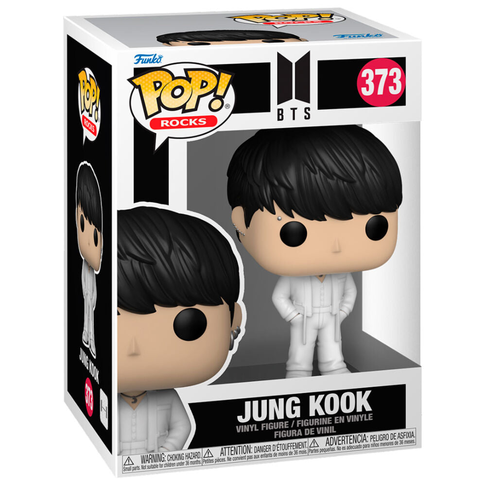 Figura Funko POP! de Jung Kook de BTS con conjunto blanco - 2