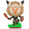 Figura Funko POP! de Hilichurl de Genshin Impact con máscara, escudo y garrote
