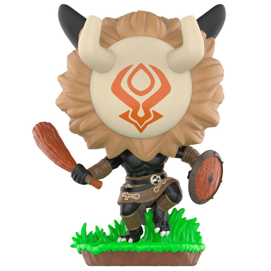 Figura Funko POP! de Hilichurl de Genshin Impact con máscara, escudo y garrote