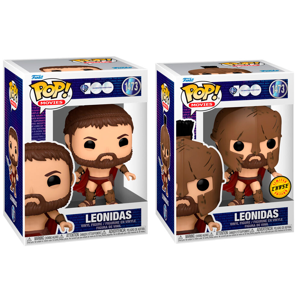 Figuras Funko POP! de Leonidas de 300 en caja, estándar y Chase