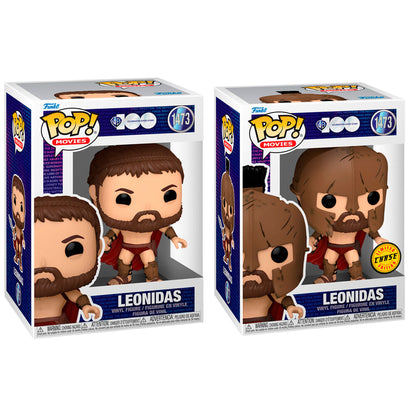 Figuras Funko POP! de Leonidas de 300 en caja, estándar y Chase
