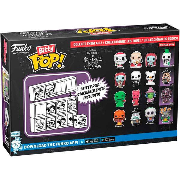 Pack de 4 Funko Bitty Pop! de Pesadilla Antes de Navidad - 2