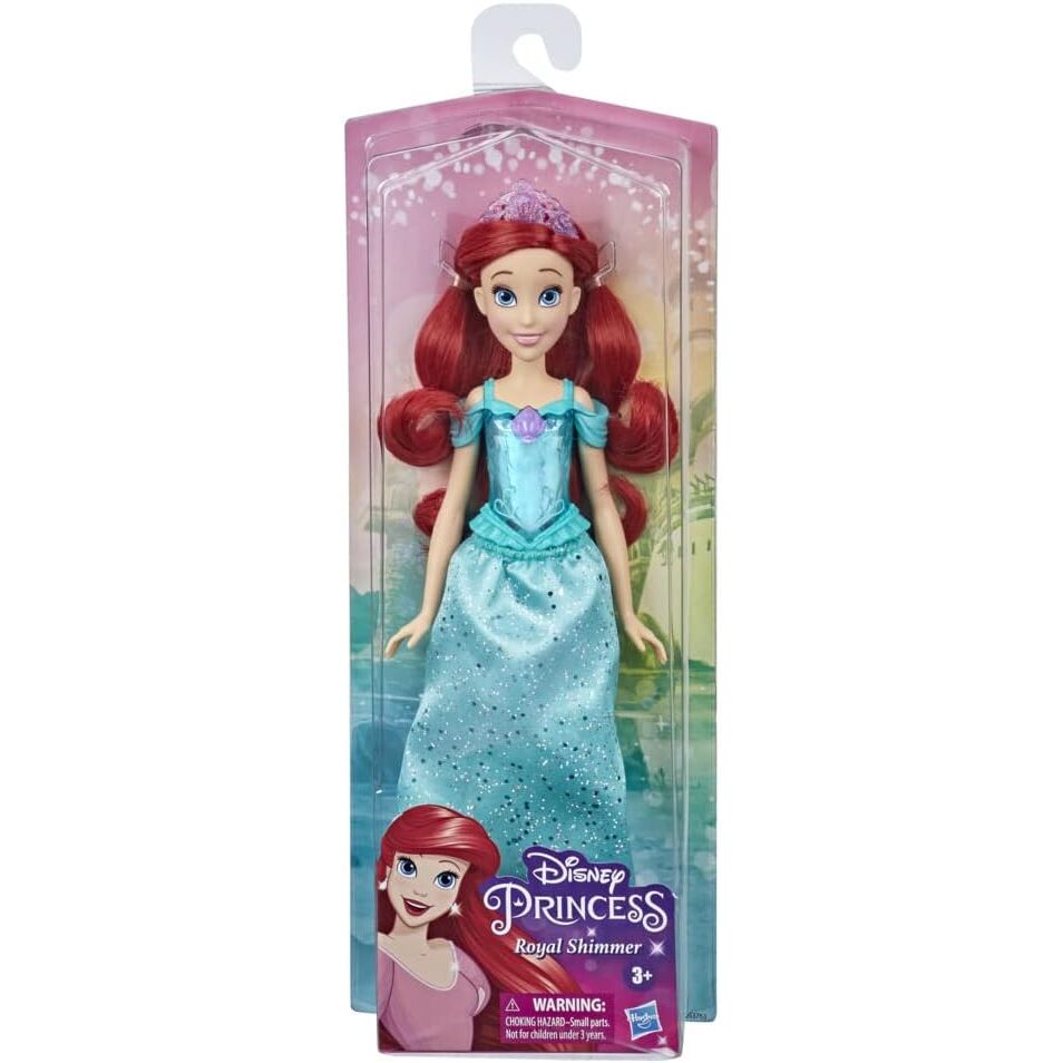 Muñeca Ariel de La Sirenita Disney con vestido turquesa y tiara - 6