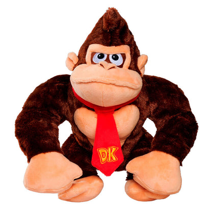 Peluche Donkey Kong de Super Mario Bros con corbata roja