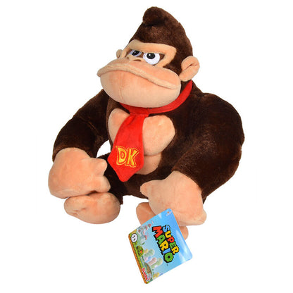 Peluche Donkey Kong de Super Mario Bros con corbata roja - 2