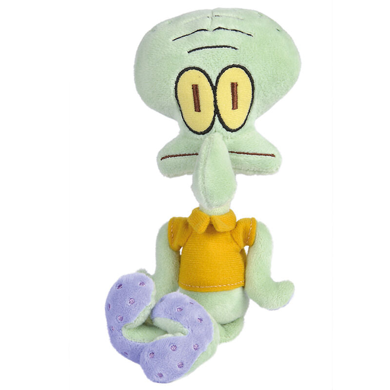 Peluche de Calamardo de Bob Esponja con camisa amarilla
