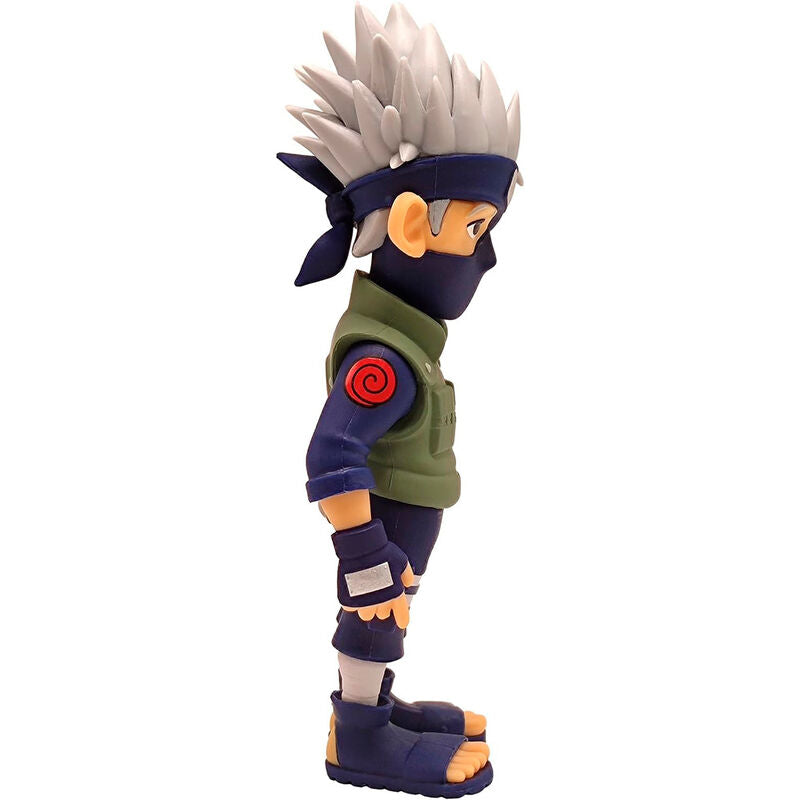 Figura MINIX de Kakashi de Naruto Shippuden con banda de Konoha y chaleco verde - 5