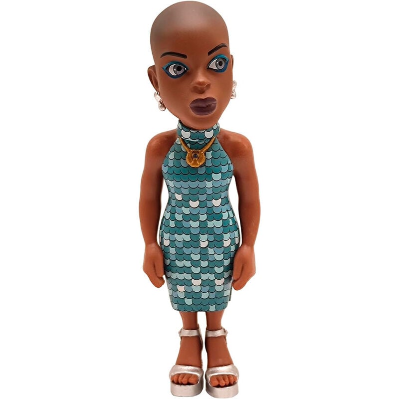 Figura MINIX de Bianca Addams de Wednesday con vestido turquesa