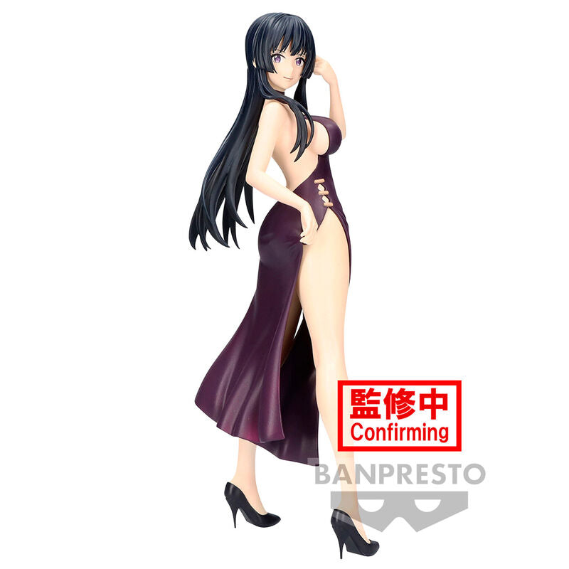 Figura Thea de Spy Room con vestido morado y melena oscura