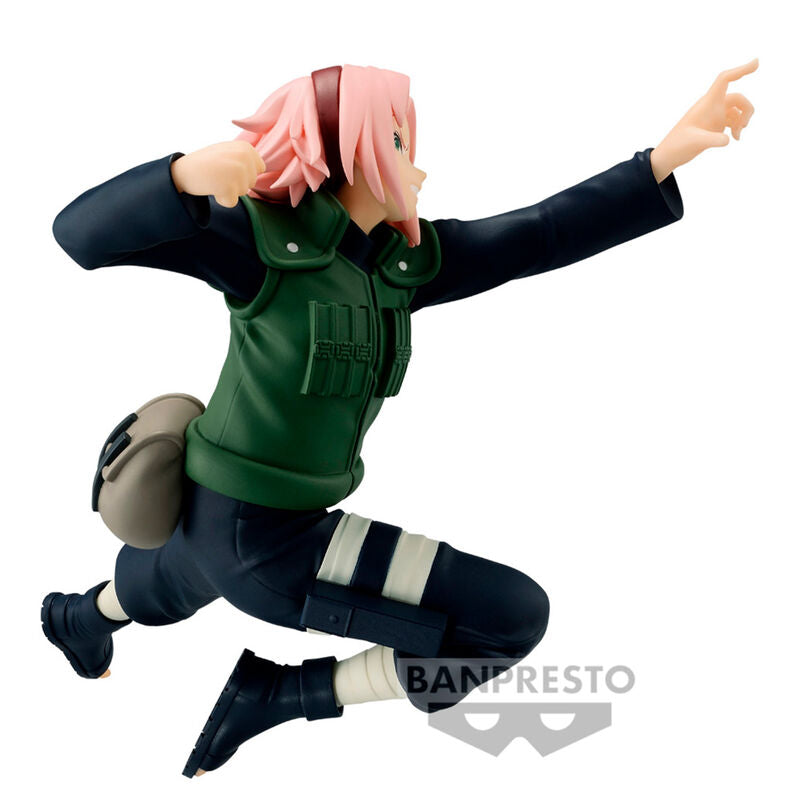 Figura de Haruno Sakura Vibration Stars de Naruto Shippuden en pose de acción - 2