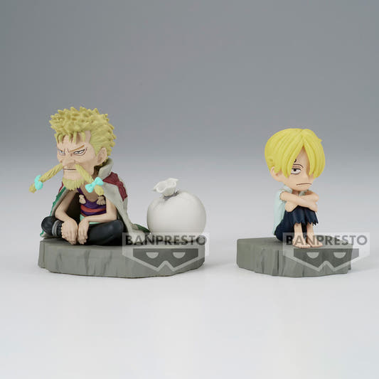 Figura Sanji y Zeff de One Piece World Collectable Stories - 2