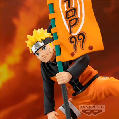 Figura de Uzumaki Naruto Narutop99 con estandarte naranja - 3