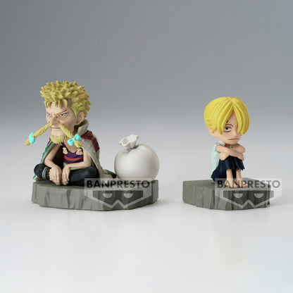 Figura Sanji y Zeff de One Piece World Collectable Stories - 3