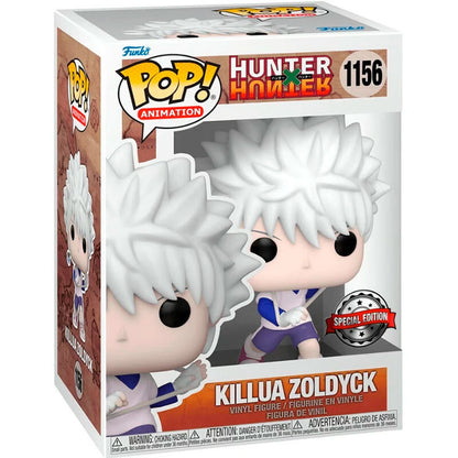 Figura Funko POP! de Killua Zoldyck de Hunter x Hunter en caja