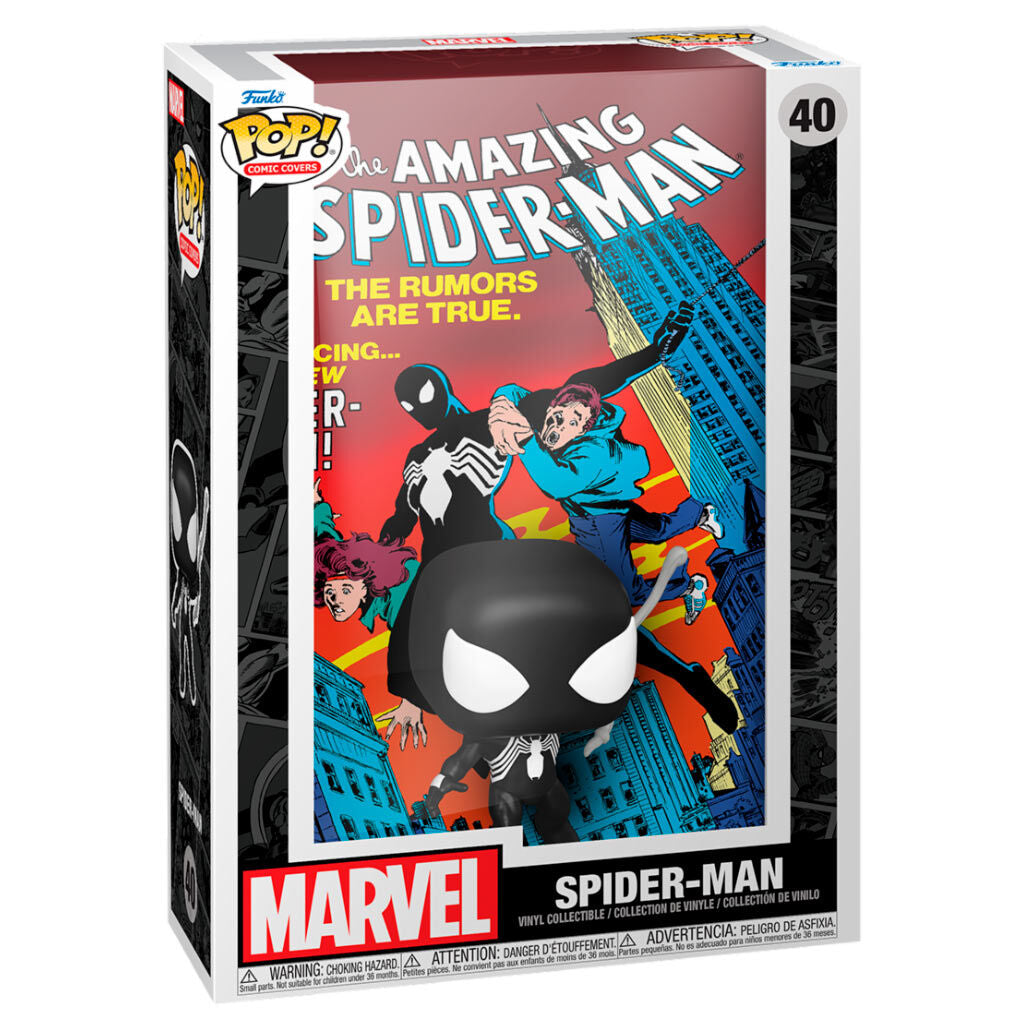 Figura Funko POP! Comic Covers de Spider-Man con portada de The Amazing Spider-Man #40