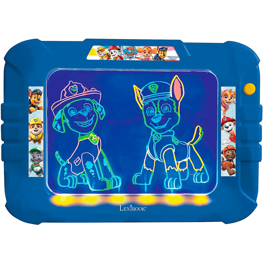 Pizarra luminosa Paw Patrol de LEXIBOOK con plantillas y marcadores - 2