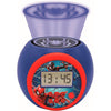 Reloj despertador Spiderman Marvel azul y rojo con proyector
