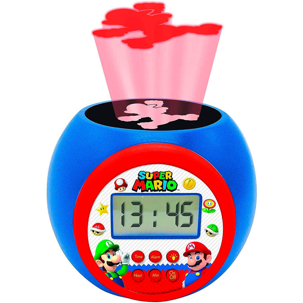 Reloj despertador proyector LEXIBOOK de Super Mario Bros - 2