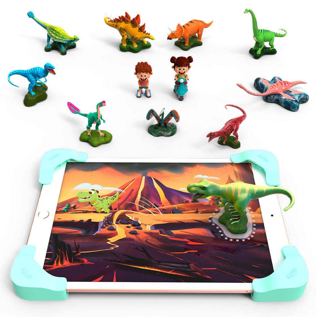 Caja del juego interactivo educativo PLAYSHIFU Tacto Dino con figuras de dinosaurios - 2